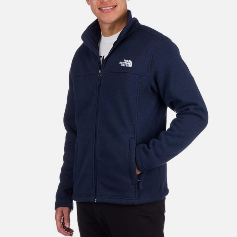 The North Face Dark Blue Zip-Up Jacket